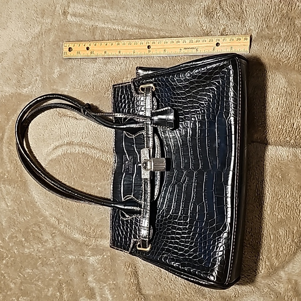 Black "leather" purse